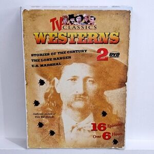 Platinum Disc TV Classics Westerns Lone Ranger U.S. Marshal 2 DVD Set 16 Eps